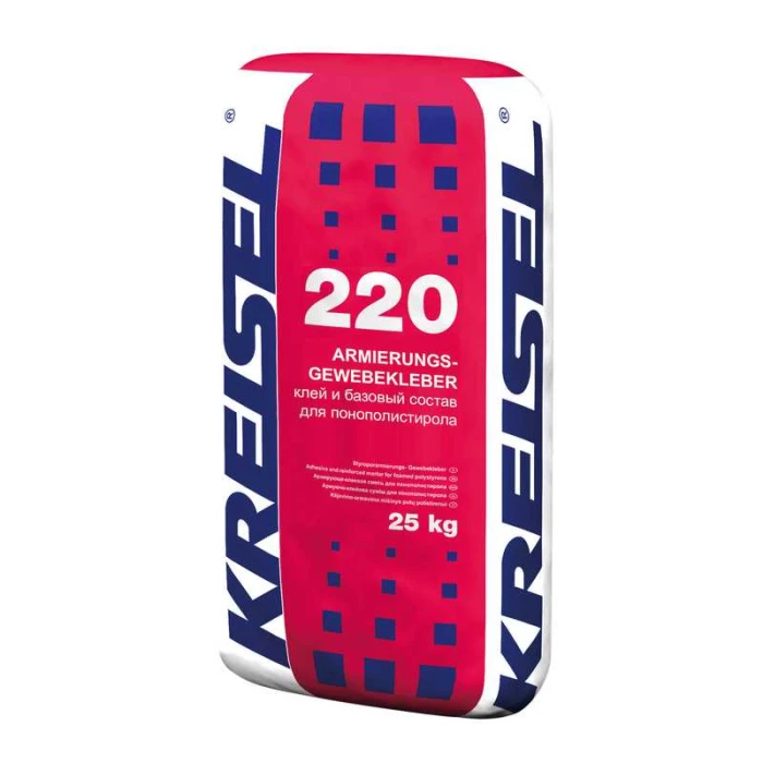 Штукатурно-клеевая смесь для пенополистирола 220 ARMIERUNGS -GEWEBEKLEBER Kreisel,25 кг