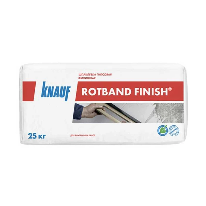 Шпаклевка гипсовая КНАУФ-РОТБАНД ФИНИШ 25 кг