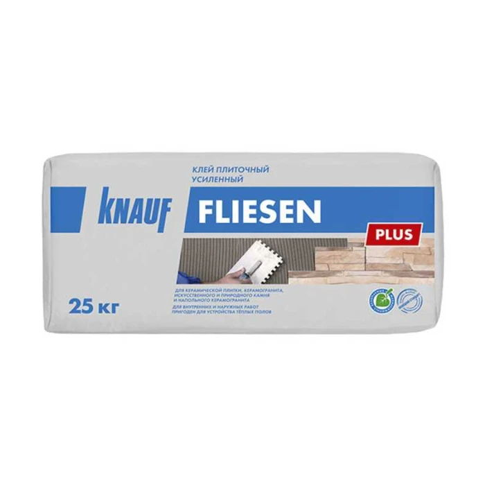Клей плиточный усиленный КНАУФ-Флизен Плюс 25 кг