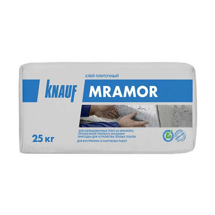 Клей плиточный белый КНАУФ-Мрамор 25 кг