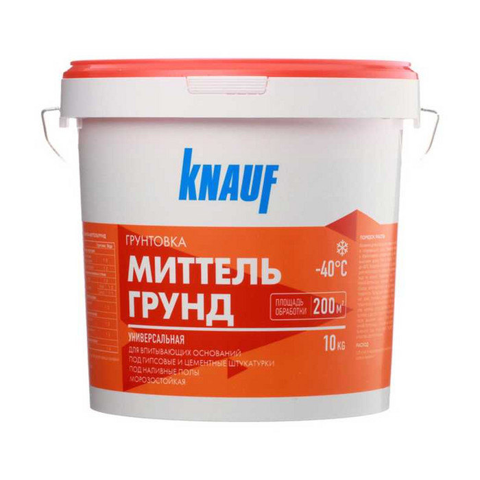 Грунтовка КНАУФ-МИТТЕЛЬГРУНД 10 кг