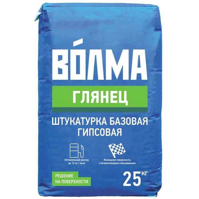 Штукатурка гипсовая ВОЛМА-Глянец 25 кг