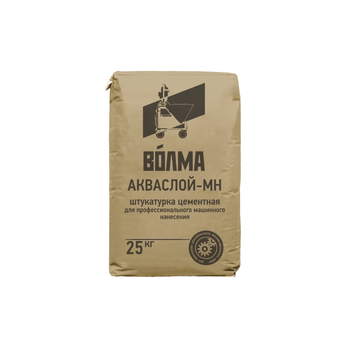 Штукатурка цементная ВОЛМА-Акваслой МН 25 кг