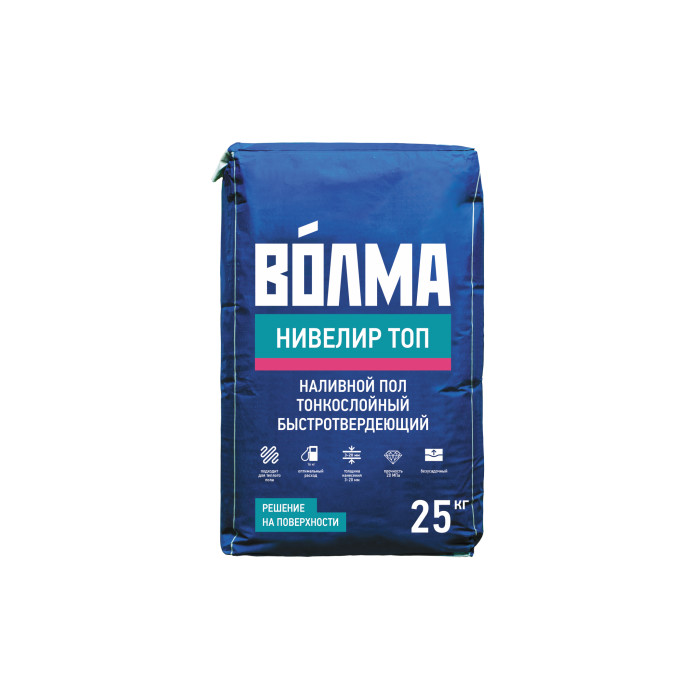Смесь для выравнивания пола ВОЛМА-Нивелир Топ 25 кг