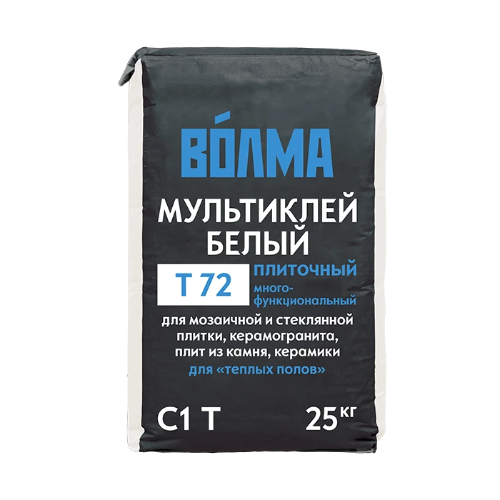 Плиточный клей ВОЛМА-Мультиклей белый 25 кг