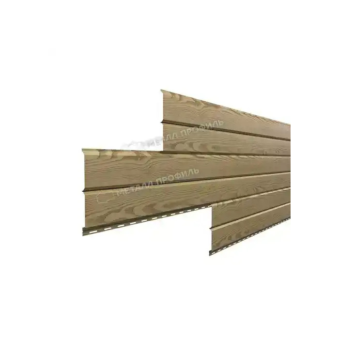Металлический сайдинг Lбрус Металл-Профиль ECOSTEEL Сосна 15х240 | матовый