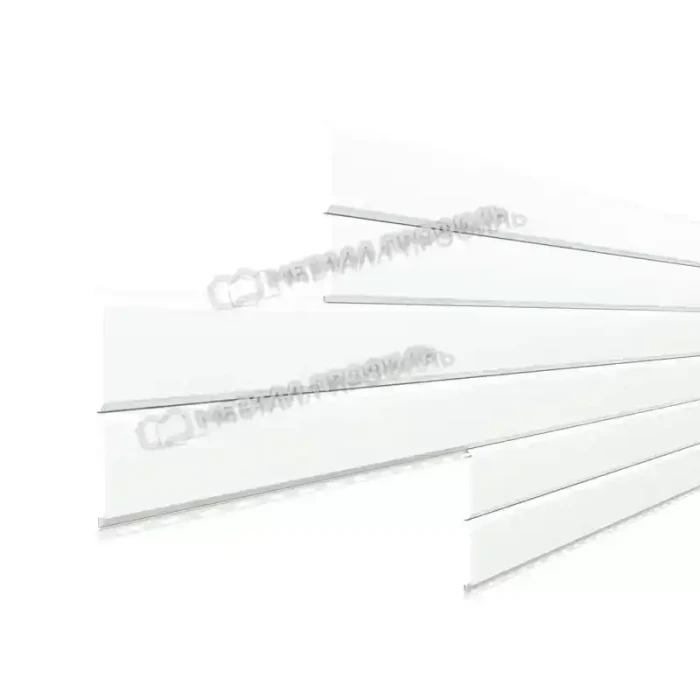 Металлический сайдинг Lбрус Металл-Профиль RAL 9003 Белый 15х240