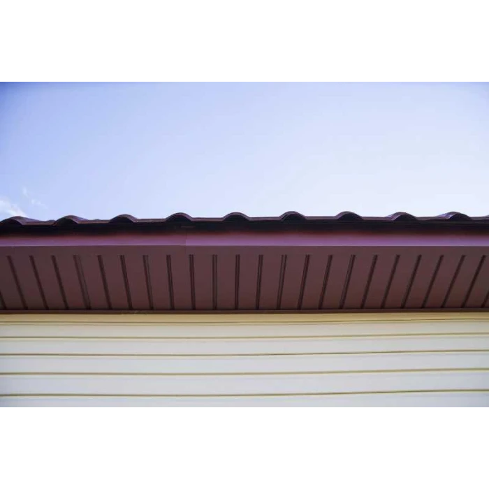 Софит металлический без перфорации 0,45 Print Premium с пленкой Golden Wood