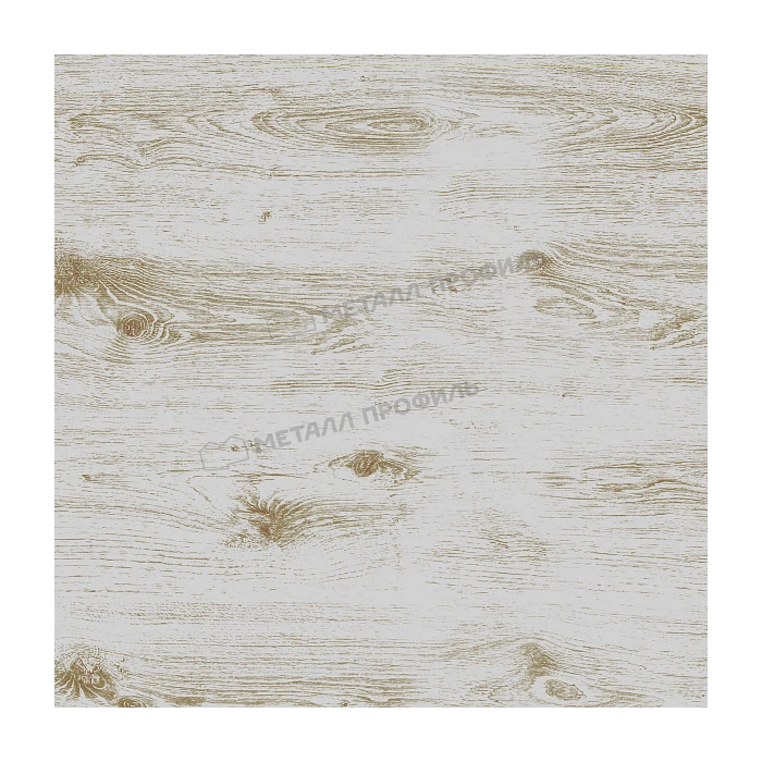 Софит МЕТАЛЛ ПРОФИЛЬ перфор. Lбрус-XL-14х335 (ECOSTEEL_MA-01-Беленый Дуб-0.5)