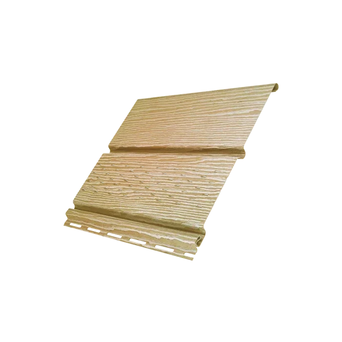 Софит виниловый Ю-Пласт Тимберблок Дуб золотой с частичной перфорацией