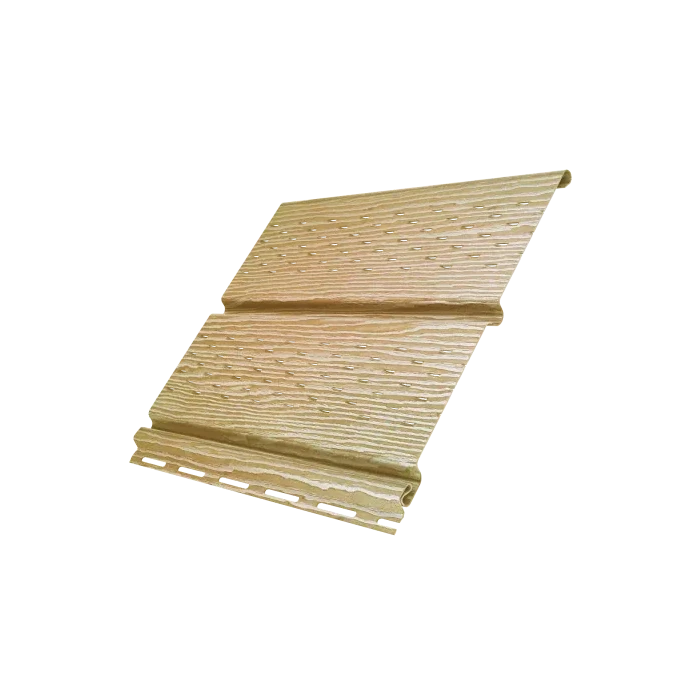 Софит виниловый Ю-Пласт Тимберблок Дуб золотой с полной перфорацией