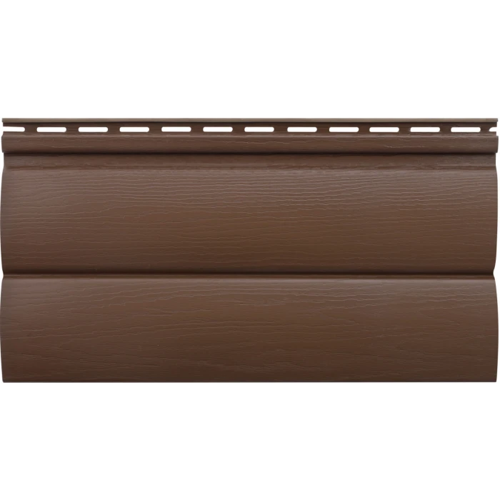 Акриловый сайдинг Альта-Профиль Блокхаус Премиум Двухпереломный  малый BH-03 (Орех тёмный), 3,1м