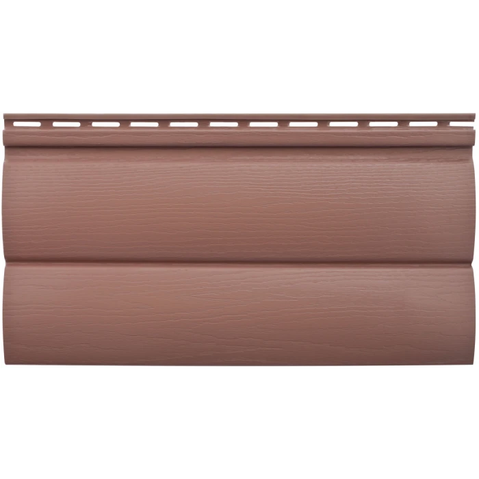 Акриловый сайдинг Альта-Профиль Блокхаус Премиум Двухпереломный малый BH-03 (Красно-коричневый), 3,1м