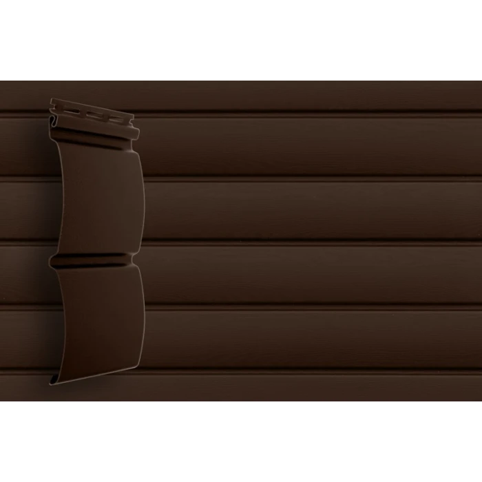 Акриловый сайдинг Grand Line Акрил. Премиум-коллекция Блок-хаус (Темный дуб), 3,0м