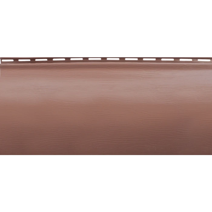 Акриловый сайдинг Альта-Профиль Блокхаус Премиум Однопереломный BH-01 (Красно-коричневый), 3,1м