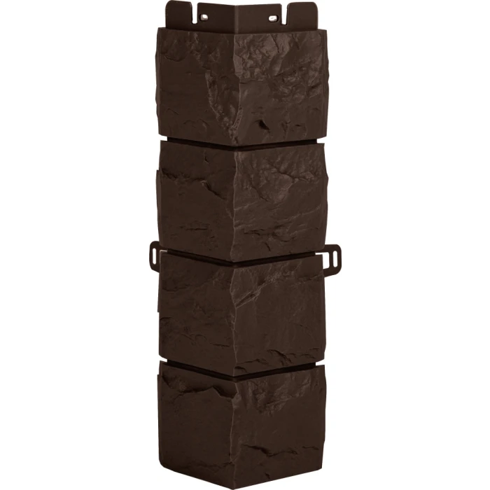 Наружный угол Альта Профиль Фагот ЭКО Коричневый 450х130х42