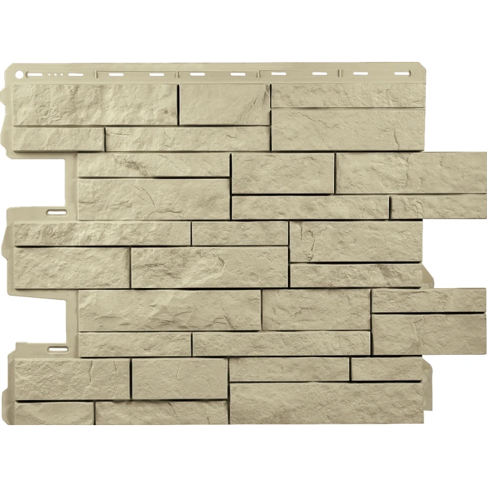 Фасадная панель Альта Профиль Шотландия ЭКО Песчаный 800х590х26