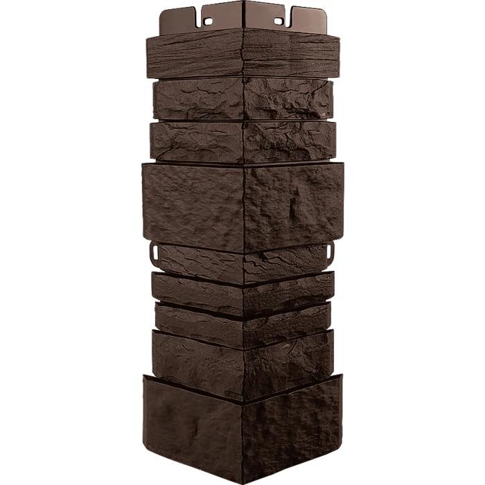 Наружный угол Альта Профиль Шотландия ЭКО Коричневый 450х160х35