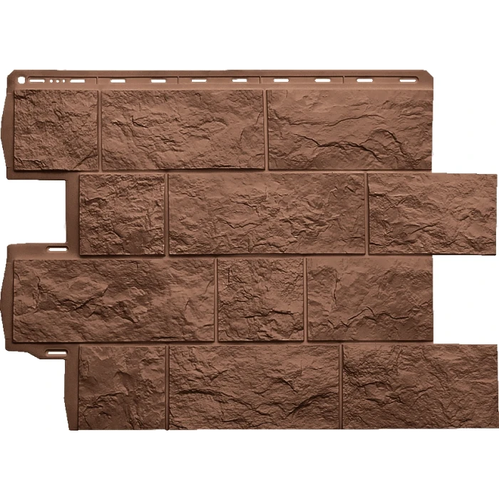 Фасадная панель Альта Профиль Туф ЭКО Терракотовый 800х590х26