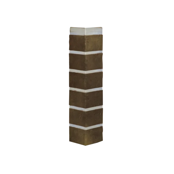 Наружный угол Альта Профиль Кирпич Рустикальный цвет 02 470х100х28