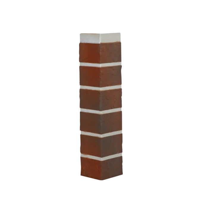 Наружный угол Альта Профиль Кирпич Рустикальный цвет 03 470х100х28