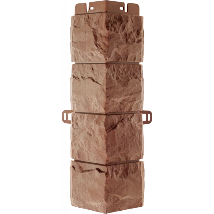 Наружный угол Альта Профиль Фагот ЭКО Терракотовый 450х130х42